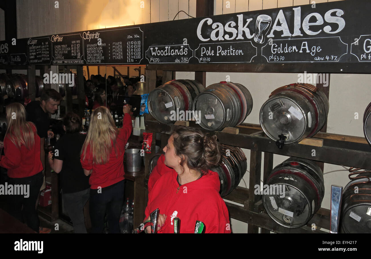 Silverstone F1 British Grand Prix GP England - Petrol Head pub bar cask ales Stock Photo