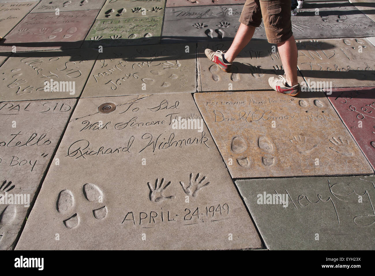 Walk Of Fame; Hollywood, California, Usa Stock Photo - Alamy