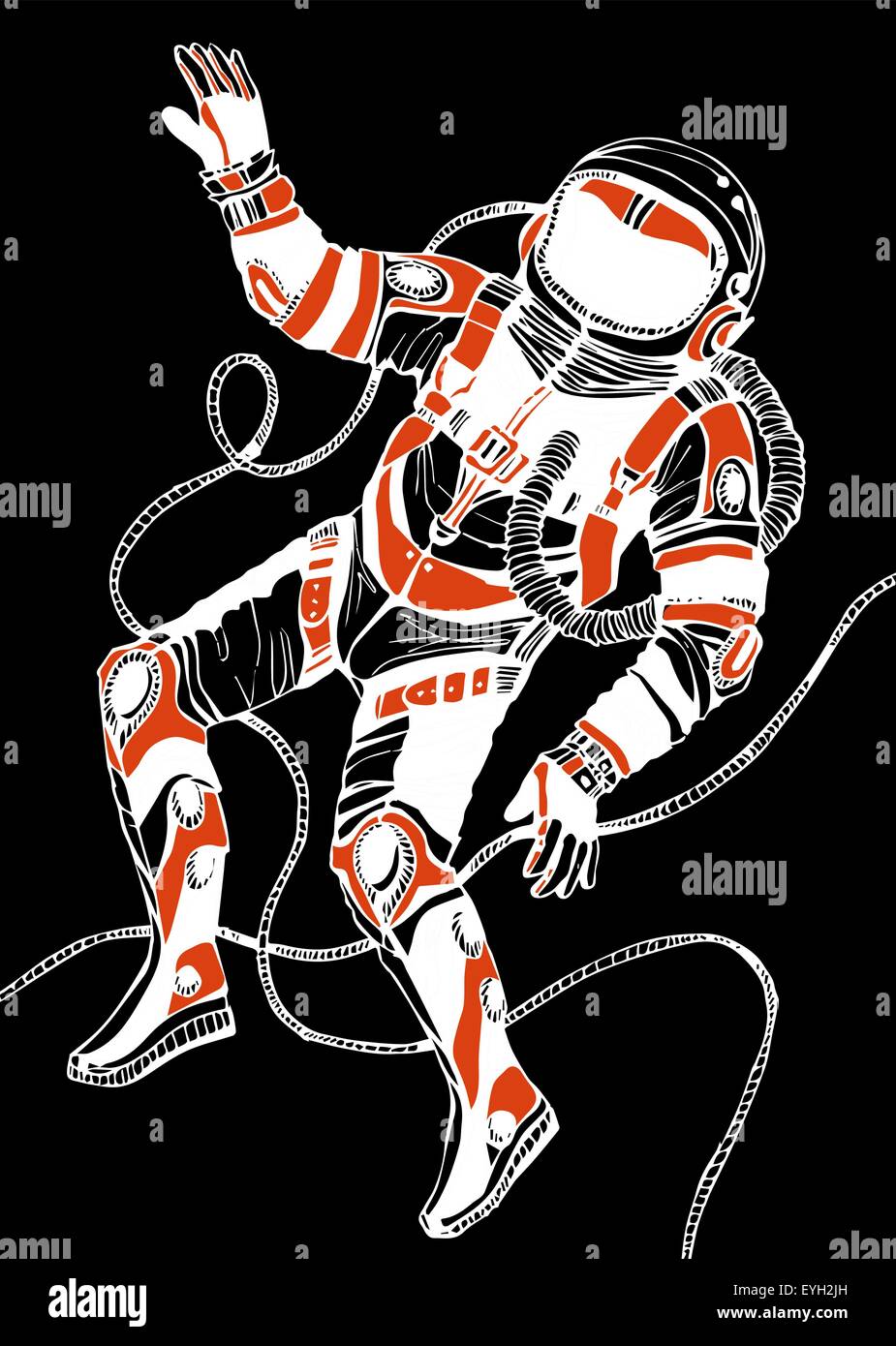 Space concept with astronaut Stock Vector Image & Art - Alamy