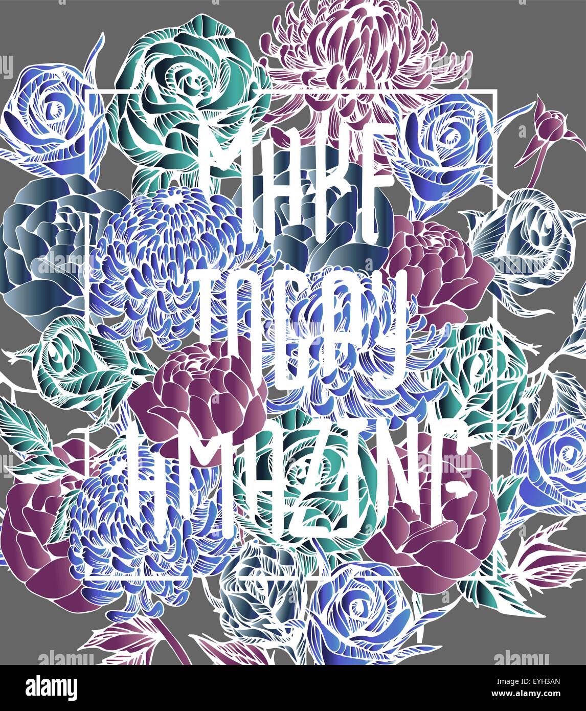 beautiful flower background art Stock Vector Image & Art - Alamy