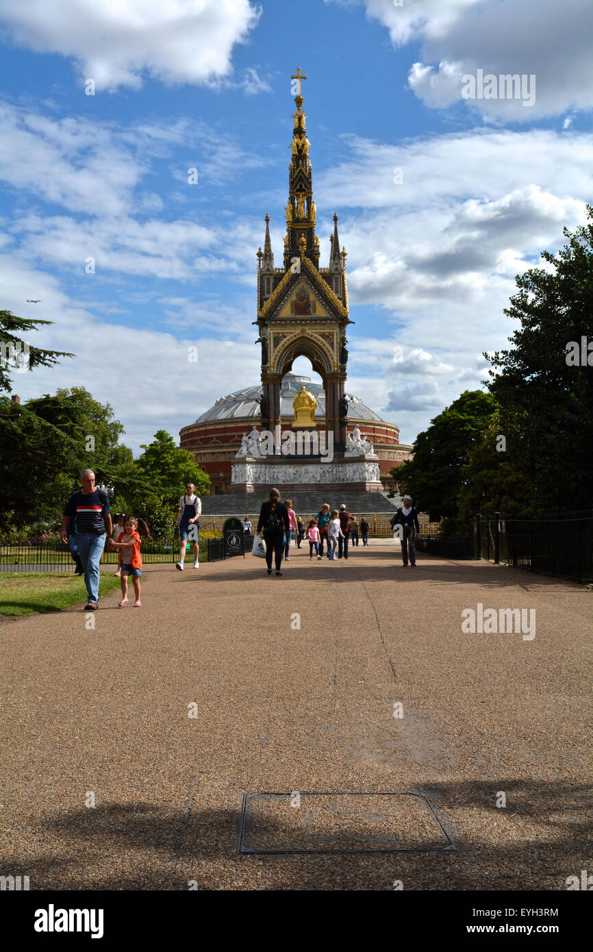 The Albert Memorial Kensington Gardens London UK Europe Stock Photo Alamy