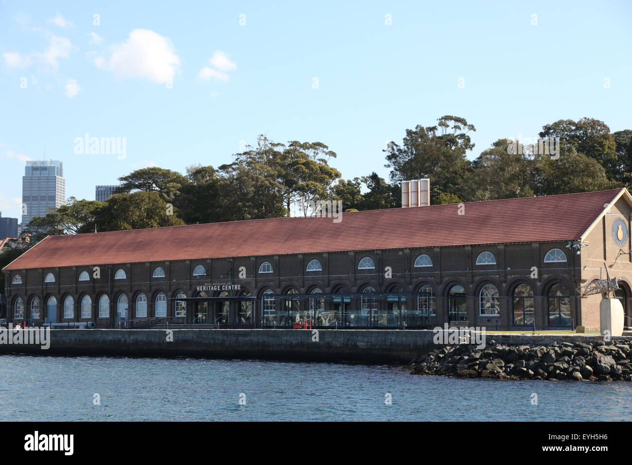 The Royal Australian Navy Heritage Centre at Garden Island, Sydney, Australia. Stock Photo