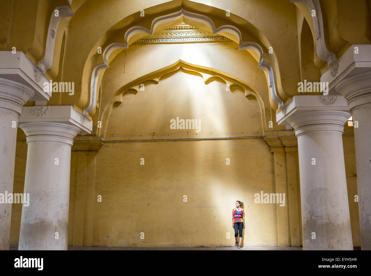 royal interior in Jaipur palace, India Stock Photo