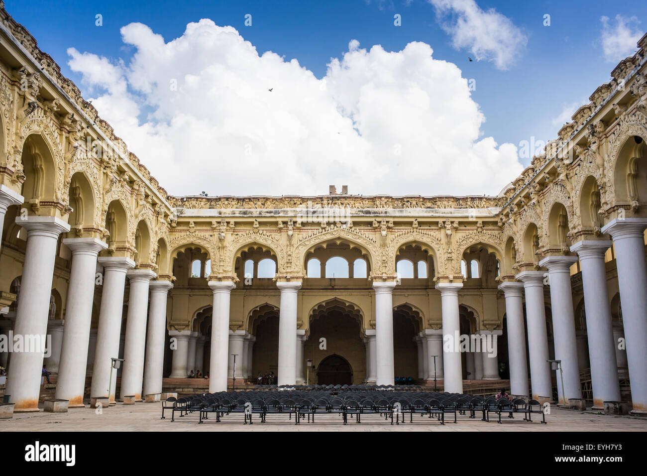 royal interior in Jaipur palace, India Stock Photo