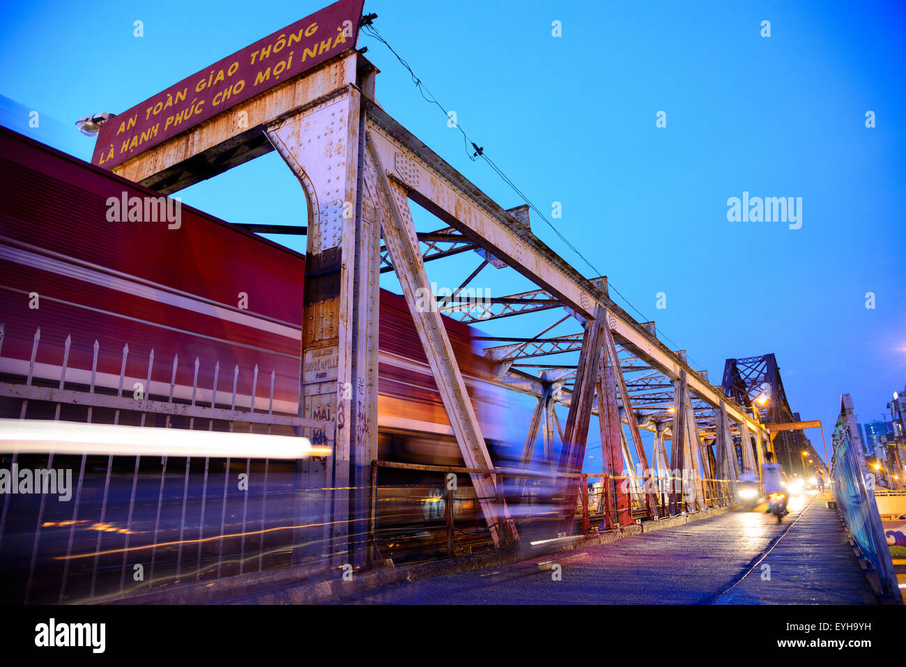 Long Biên Bridge, Hanoi, Vietnam Stock Photo Alamy
