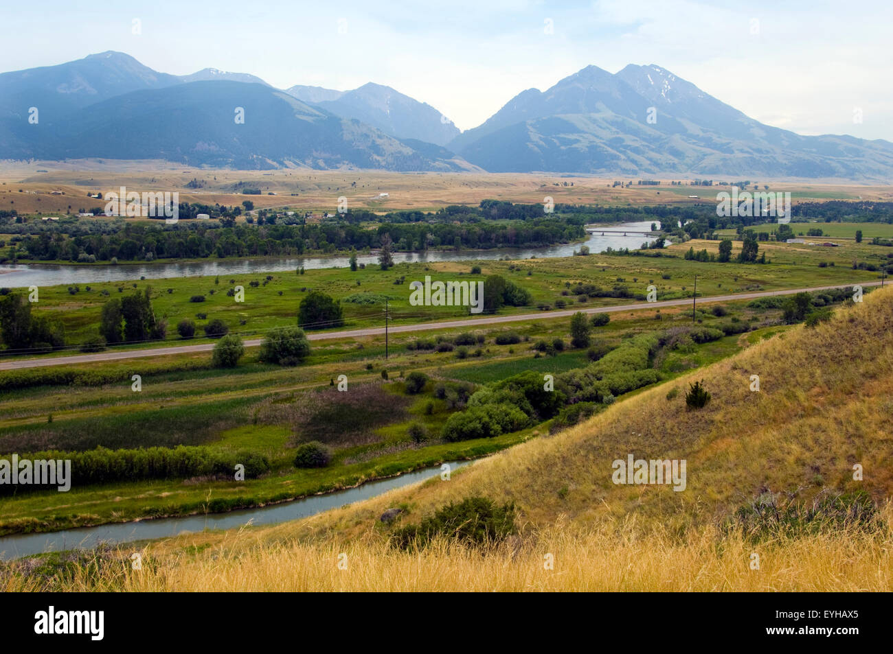 Gallatin River Valley, along Hwy 191 just north of Yellowstone National