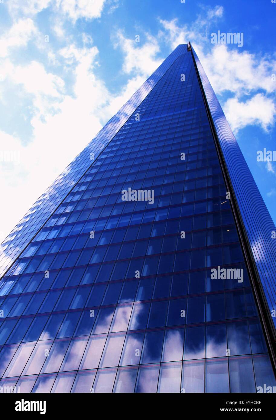 The shard. London. Sky and cloudy. UK Stock Photo Alamy