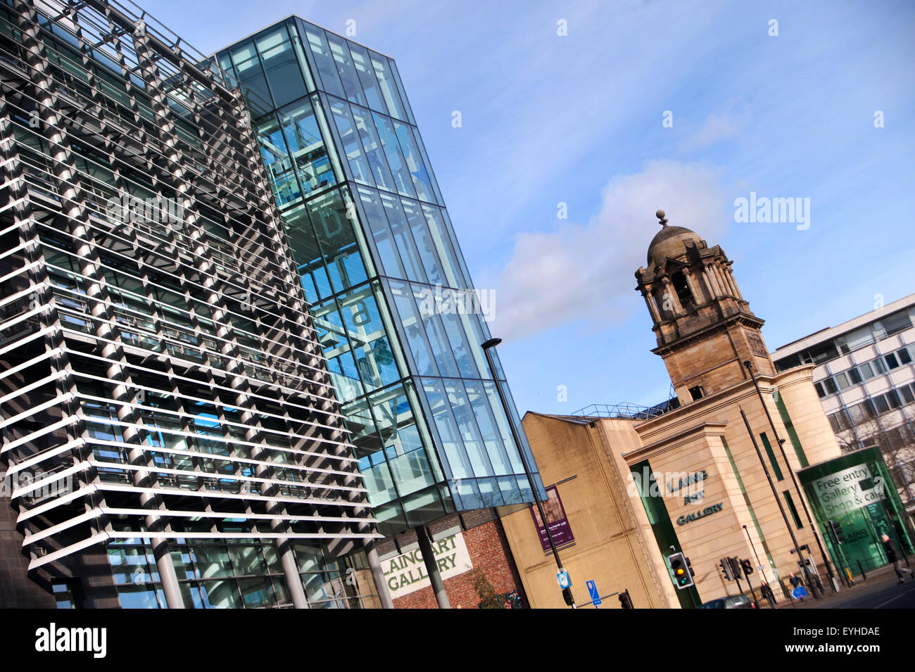 Laing art gallery and central library hires stock photography and