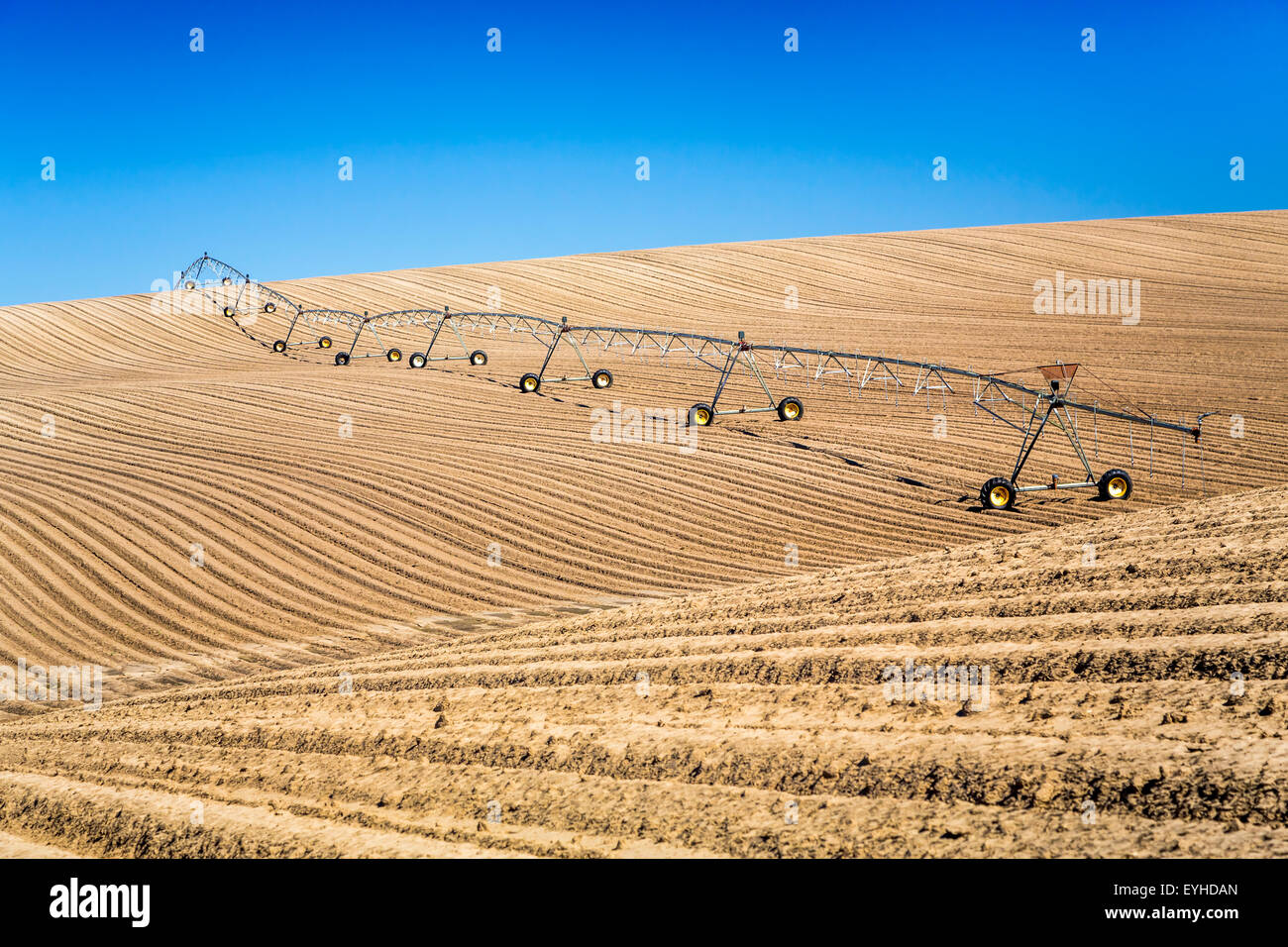 Field irrigation equipment in eastern Idaho, USA Stock Photo Alamy