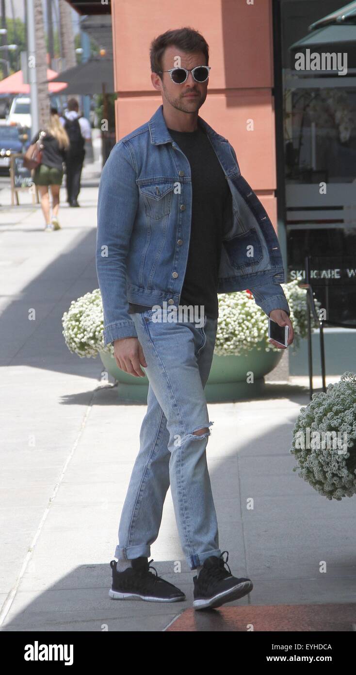 Brad Goreski goes shopping in Beverly Hills Featuring: Brad Goreski