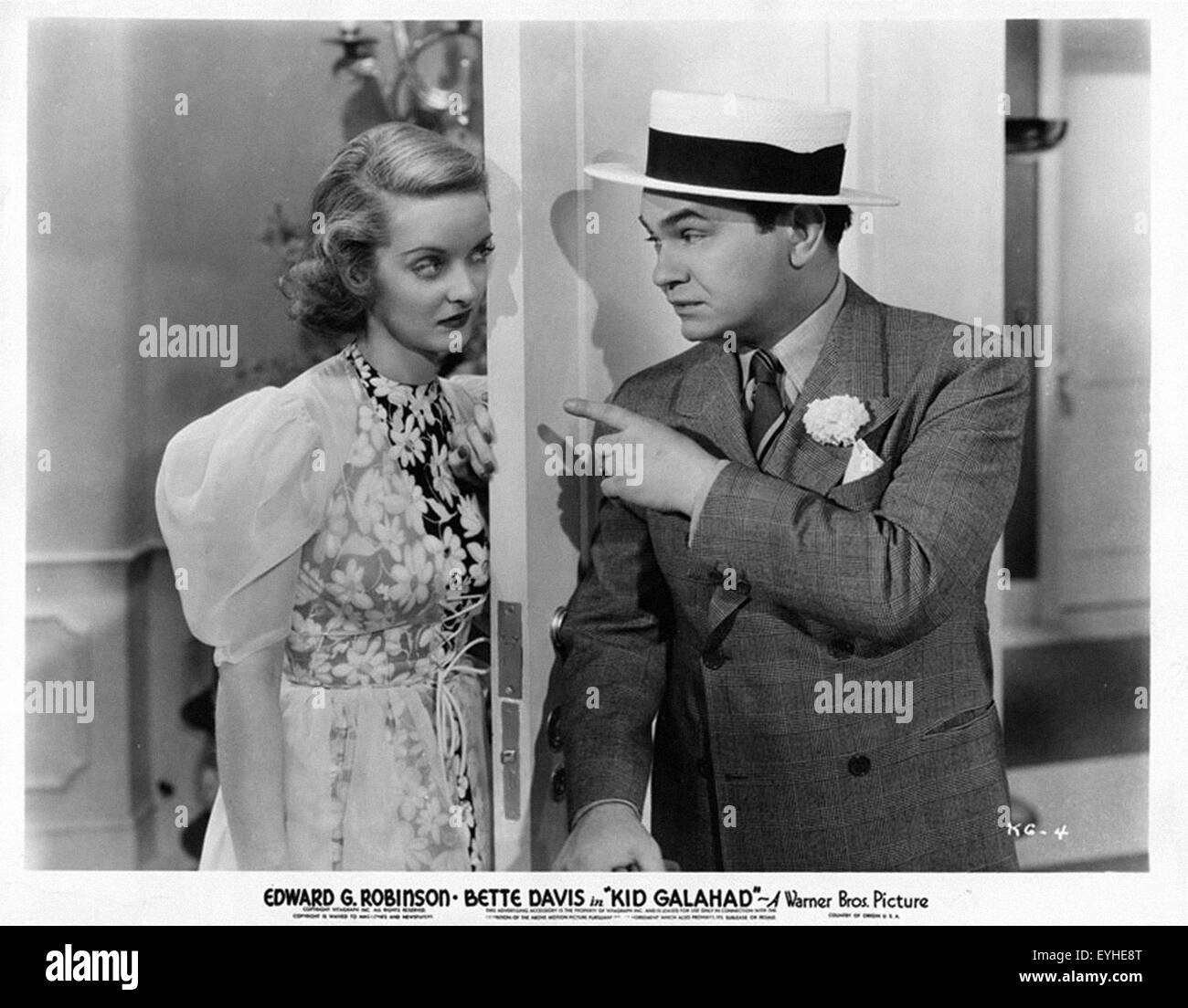 Kid Galahad 1937 Edward G Robinson Movie Poster Stock Photo Alamy
