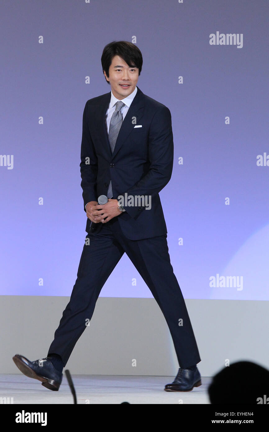 Kwon Sang-Woo, July 19, 2015 : South Korean actor Kwon Sang Woo attends the "Bridge to the future" event to commemorate the 50th anniversary of the normalization of post war bilateral relations between South Korea and Japan in Tokyo on July 19, 2015. (Photo by Pasya/AFLO) Stock Photo