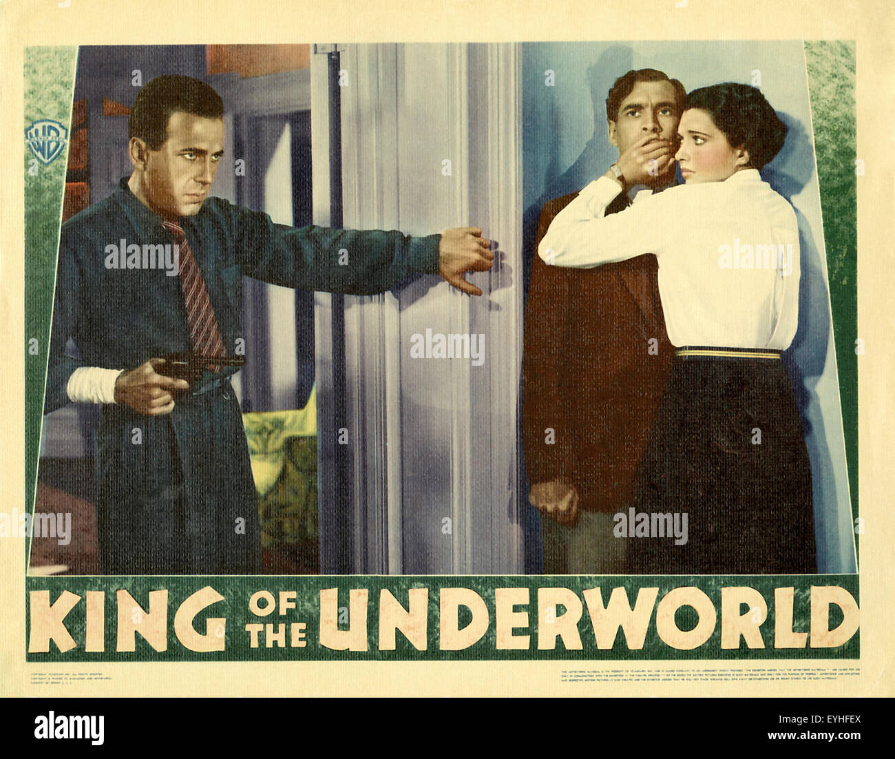 King of the Underworld - Humphrey Bogart - Movie Poster Stock Photo