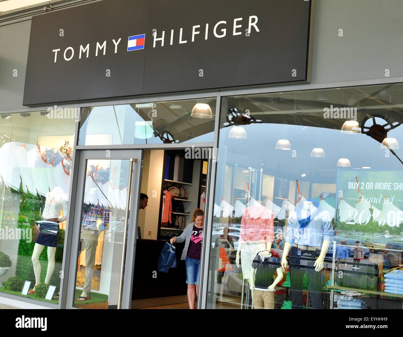 New York City, USA. 20th Feb, 2020. American premium clothing company, Tommy  Hilfiger stall seen in