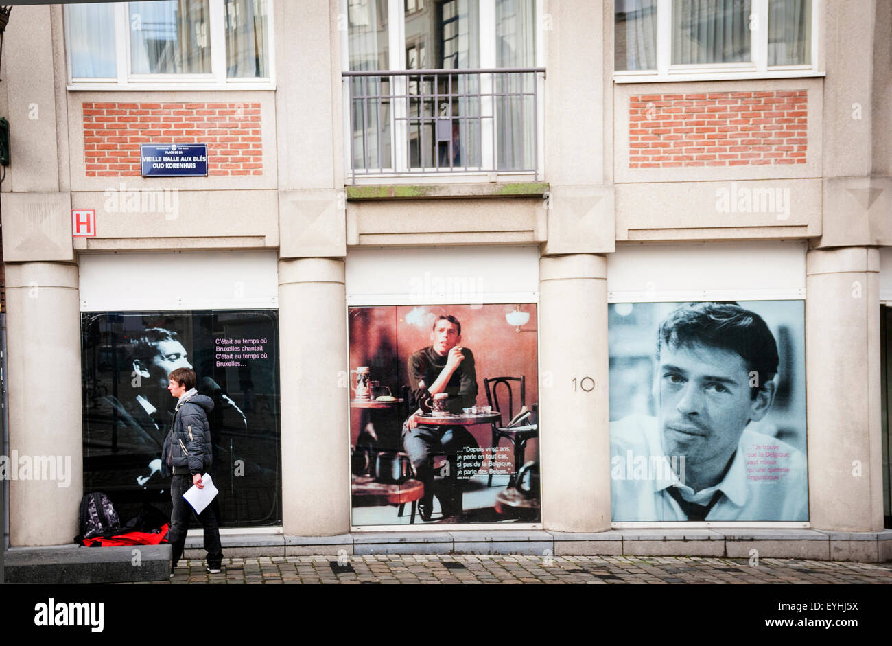 Jacques Brell museum, Brussels, Belgium Stock Photo - Alamy
