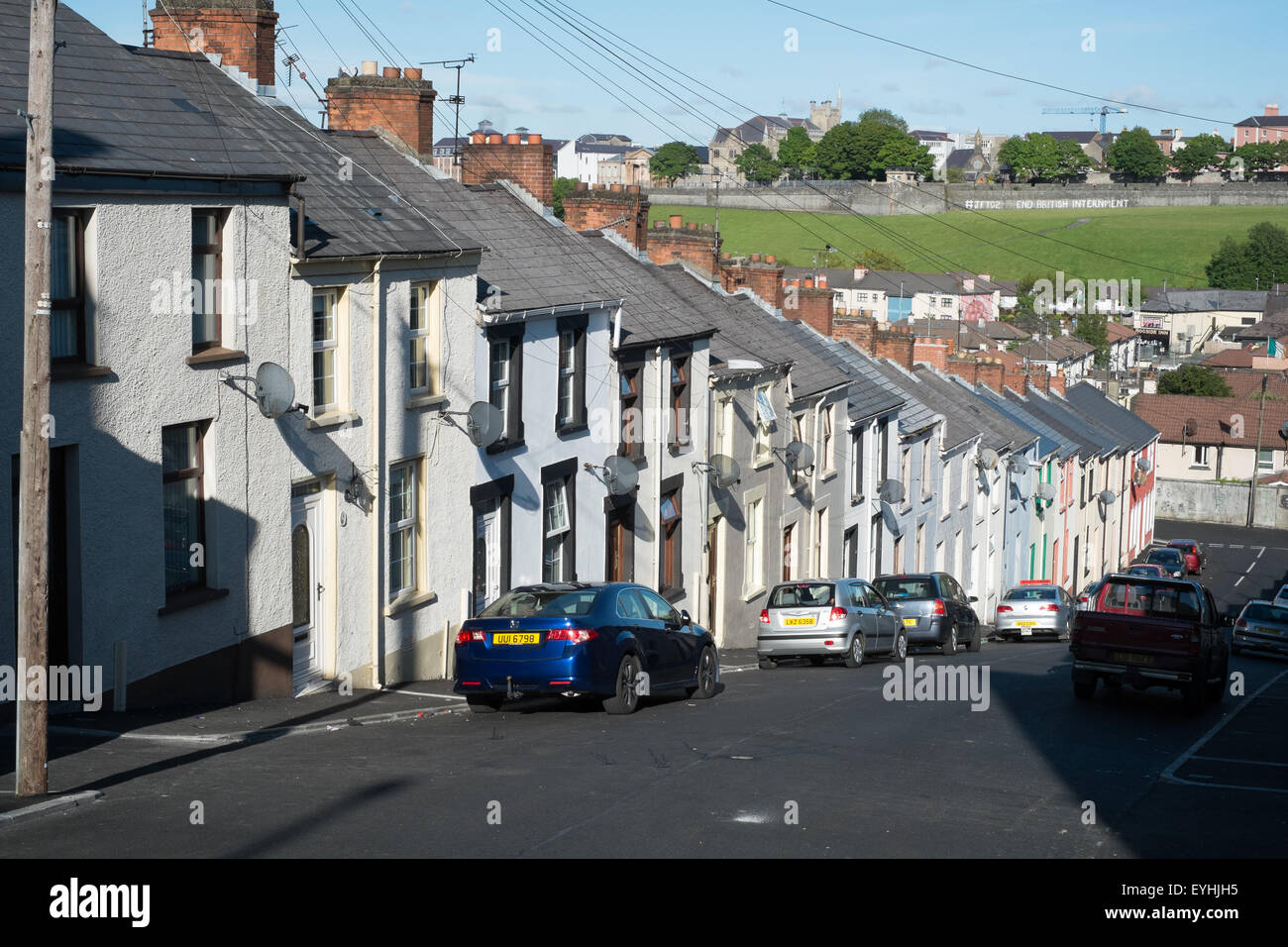 Terrace Houses In Derry Londonderry Northern Ireland Stock Photo Alamy pin-auf-arquitectura-y-dise-o-de-casas