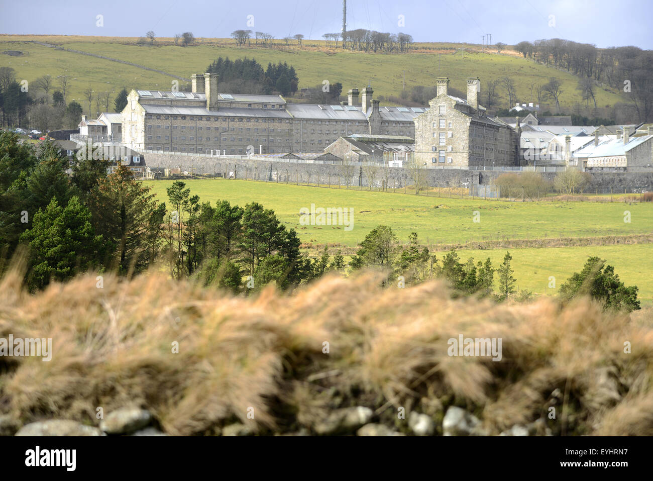 "Dartmoor Prison" HM Prison Dartmoor, Princetown, Dartmoor, Devon, England, UK Stock Photo