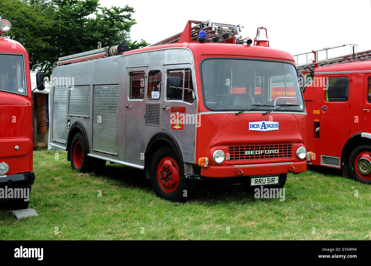 Vintage British Fire Engine High Resolution Stock Photography and