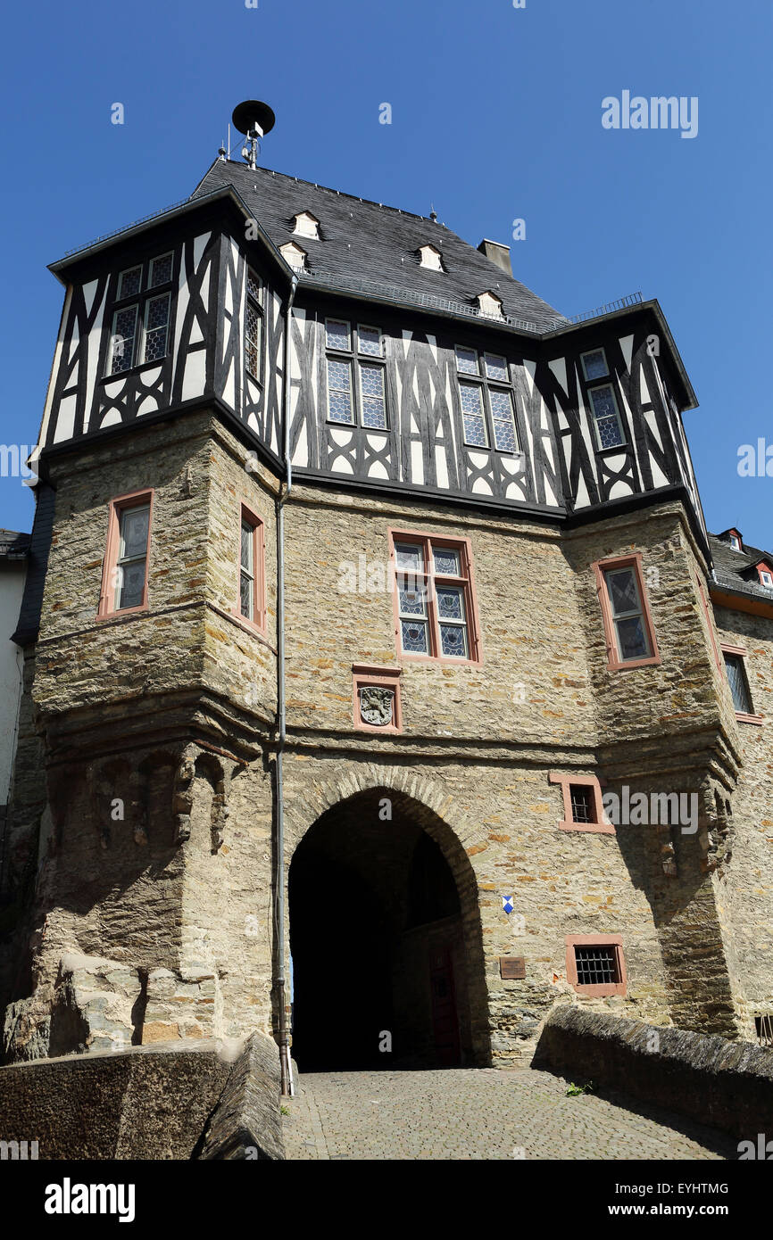 Gate of the castle in Idstein, Germany. Stock Photo