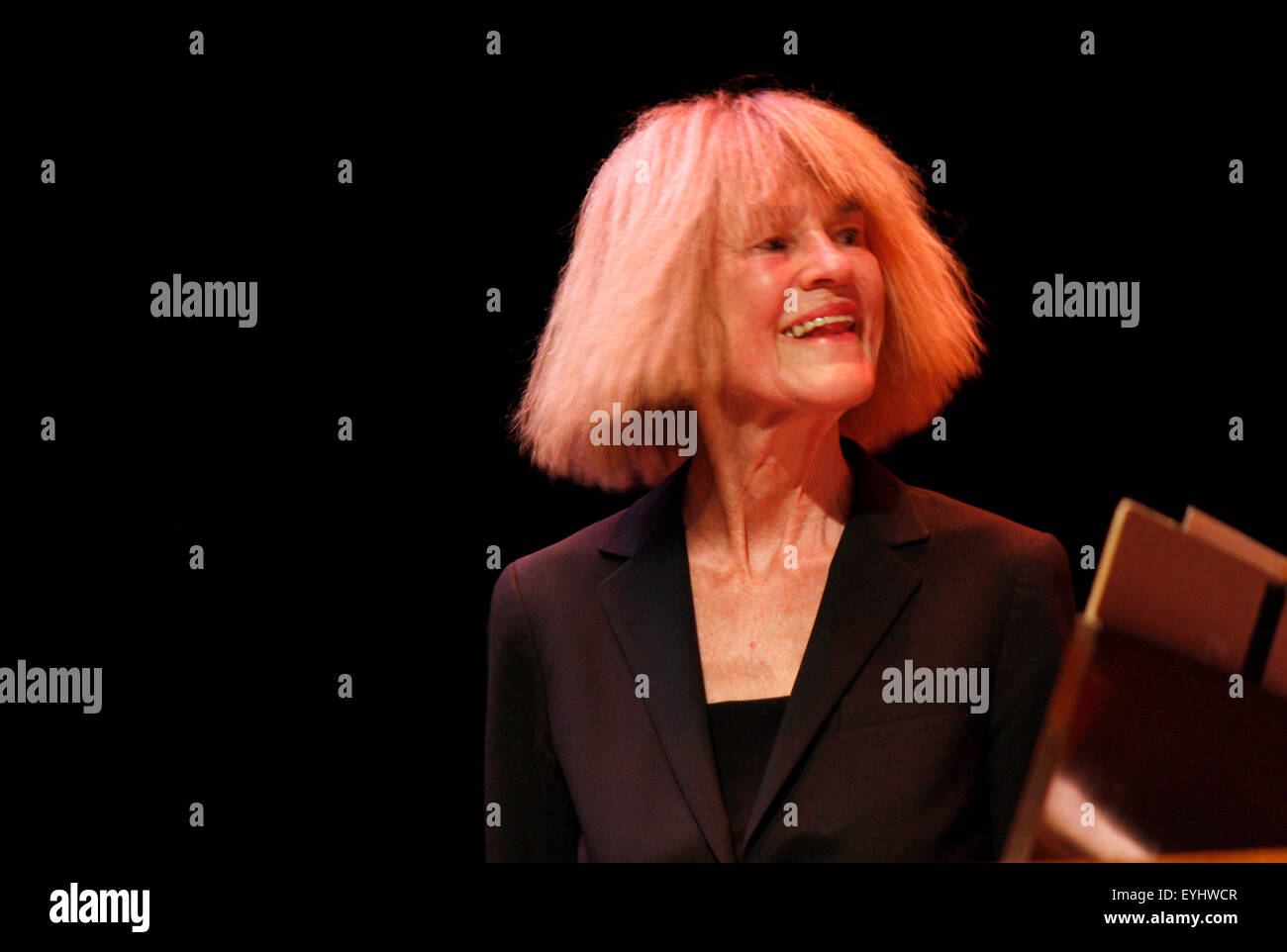 Carla Bley  - Auftritt von 'The Swallow Quintett', Jazzfest 2011, Haus der Berliner Festspiele, 6. November 2011, Berlin. Stock Photo
