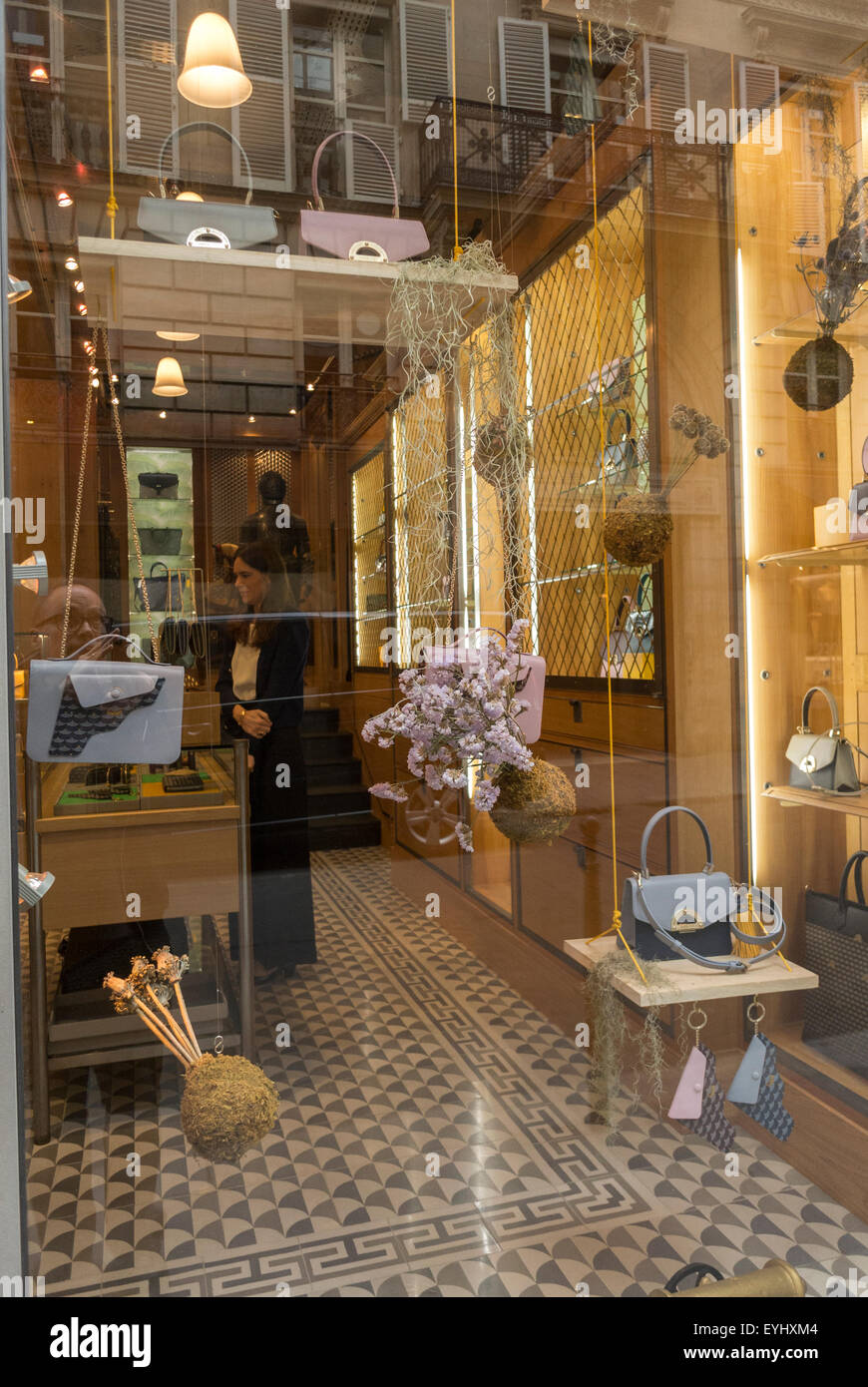 Paris, France, Luxury Clothes Shopping, Fauré le Page Fashion Accessories  Shop Window Interior Stock Photo - Alamy