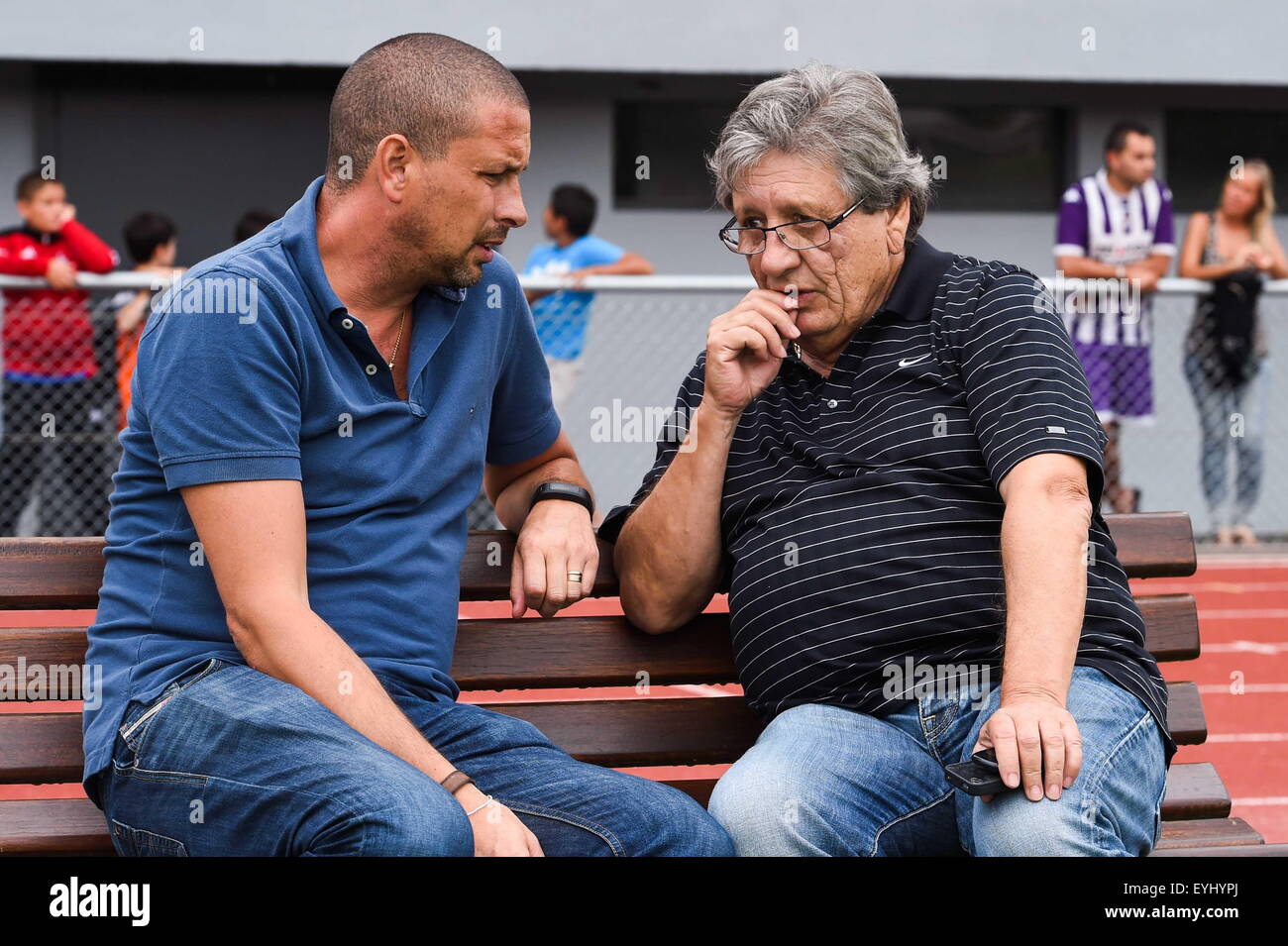 Bruno Carotti/Michel Mezy - 22.07.2015 - Montpellier/Toulouse - Match amical -Millau.Photo : Alexandre Dimou/Icon Sport Stock Photo