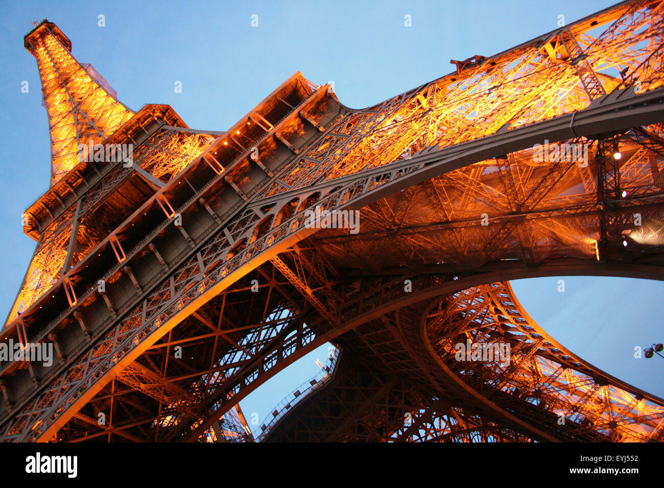 EIFFEL TOWER PARIS Stock Photo