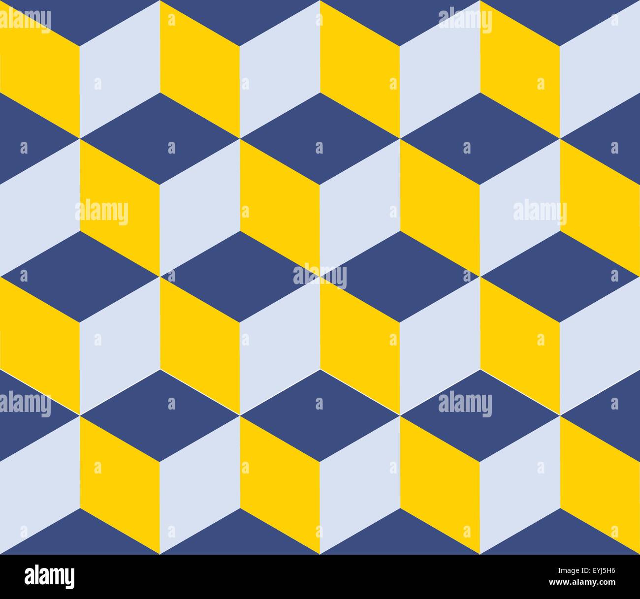 Geometric vector background. Cube shapes. Optical illusion Stock Vector ...