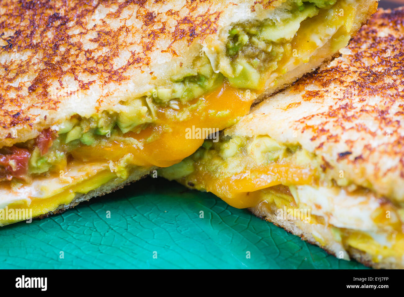 Avocado egg sandwich Stock Photo - Alamy