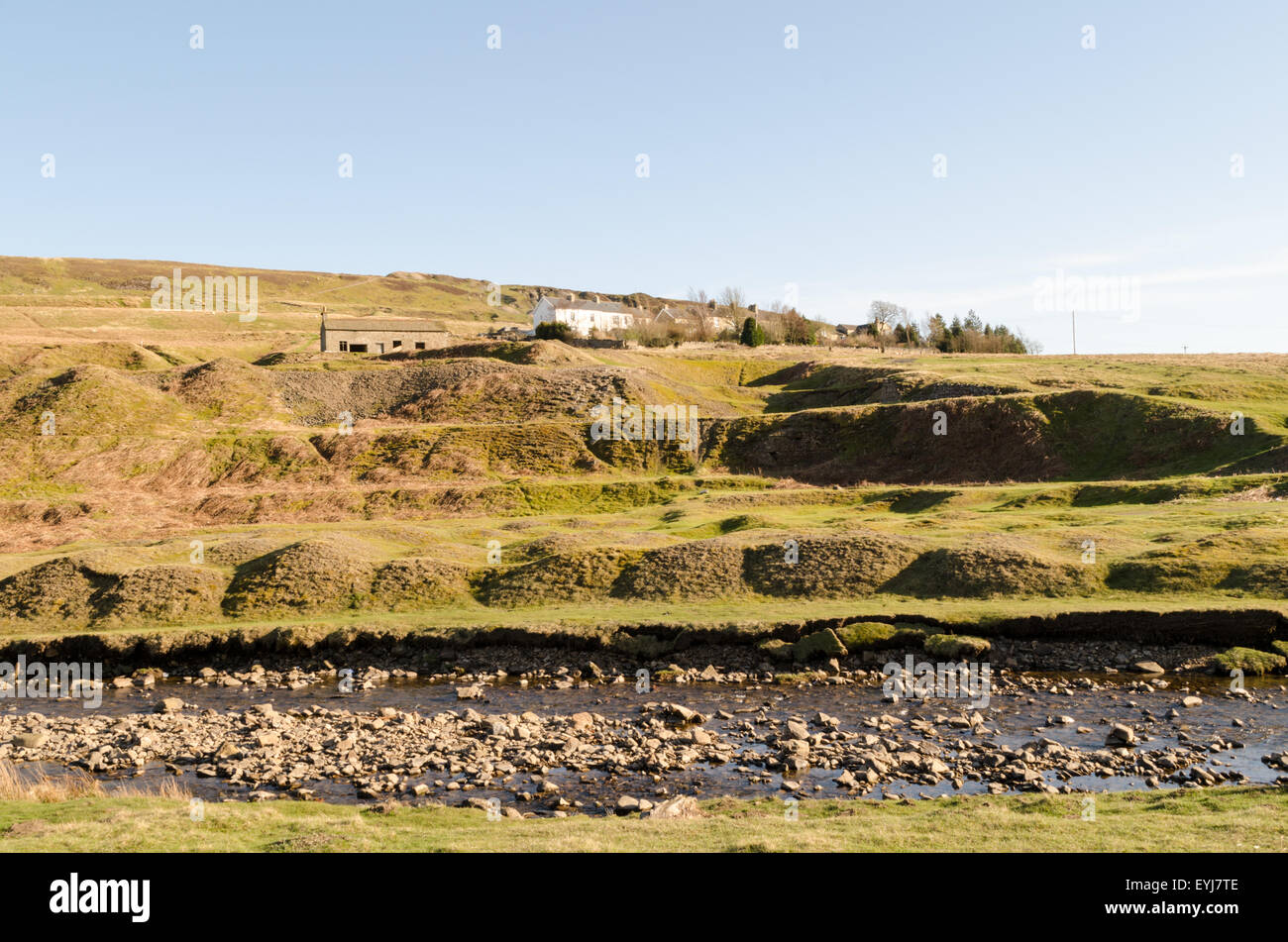 Bollihope Burn, nr Frosterley, Weardale, County Durham Stock Photo