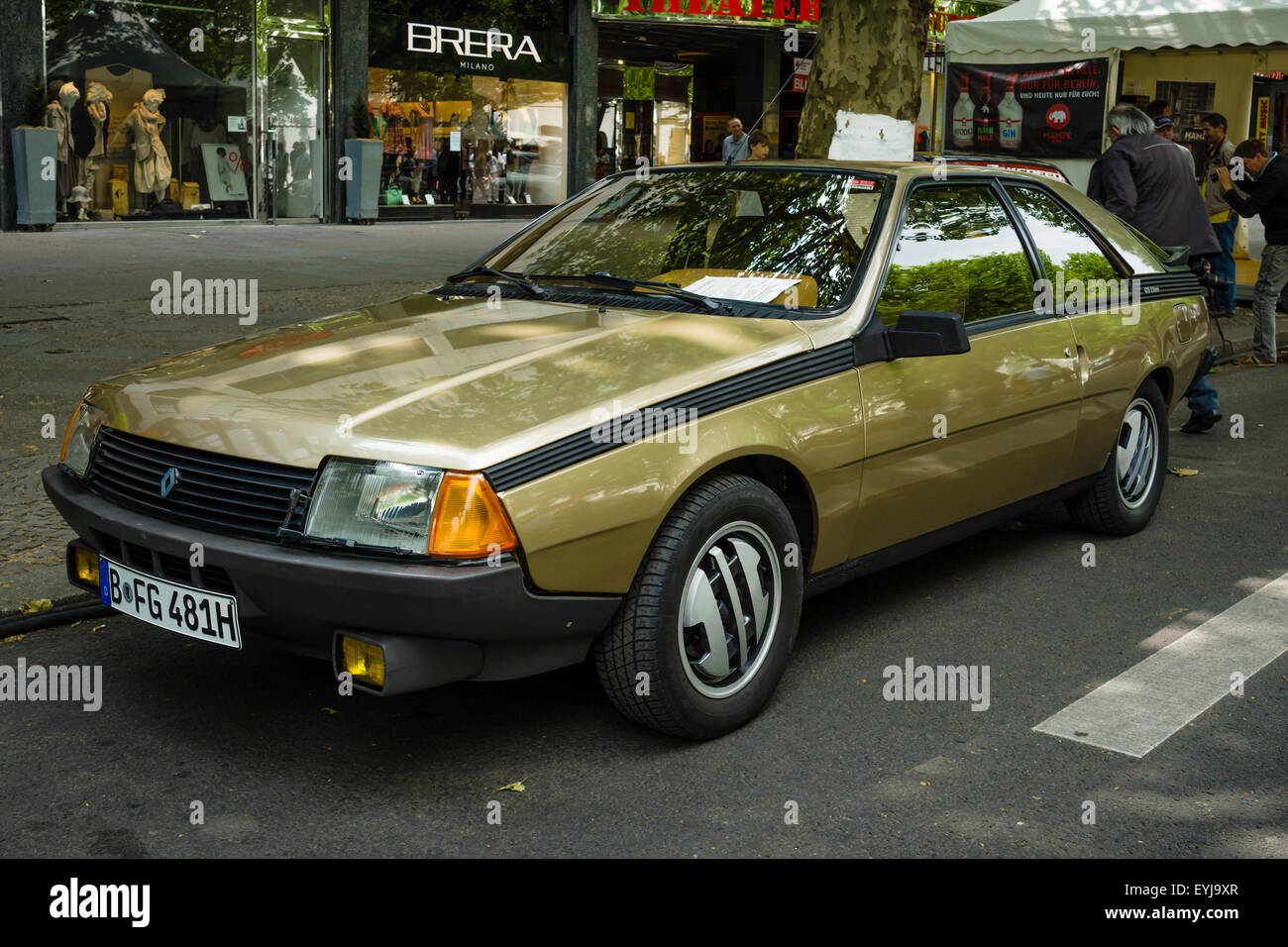 BERLIN - JUNE 14, 2015: Sport compact Renault Fuego GTX 2.0, 1981. The  Classic Days on Kurfuerstendamm Stock Photo - Alamy