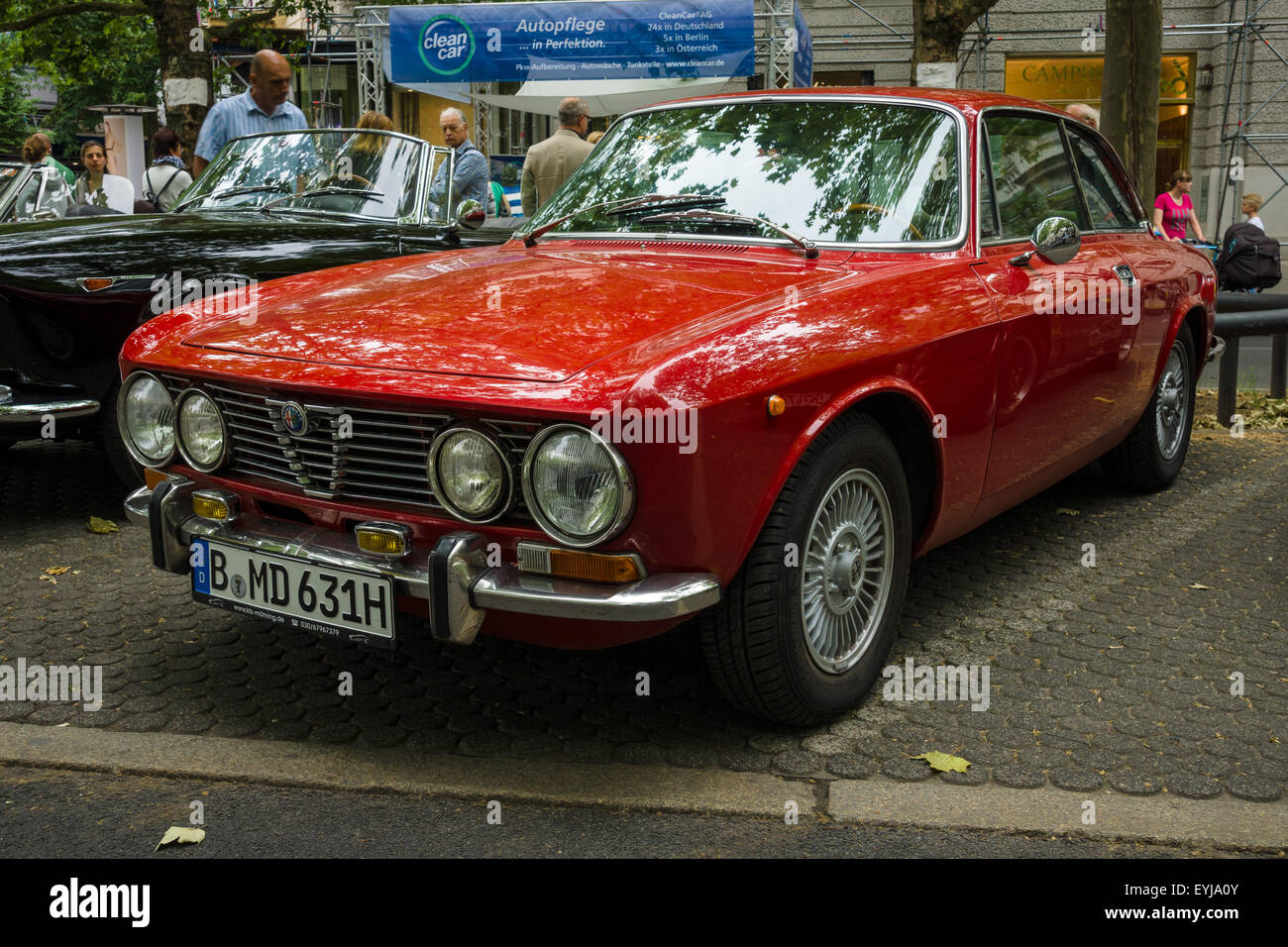 BERLIN - JUNE 14, 2015: Luxury car Alfa Romeo 2000 Sprint (Tipo 102). The Classic Days on Kurfuerstendamm. Stock Photo