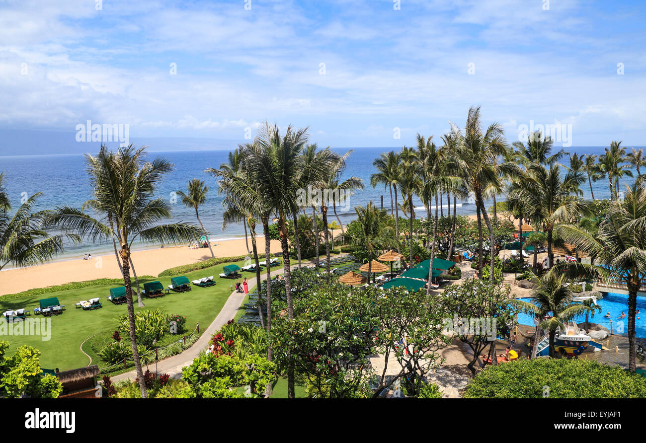 Kaanapali walkway hi-res stock photography and images - Alamy