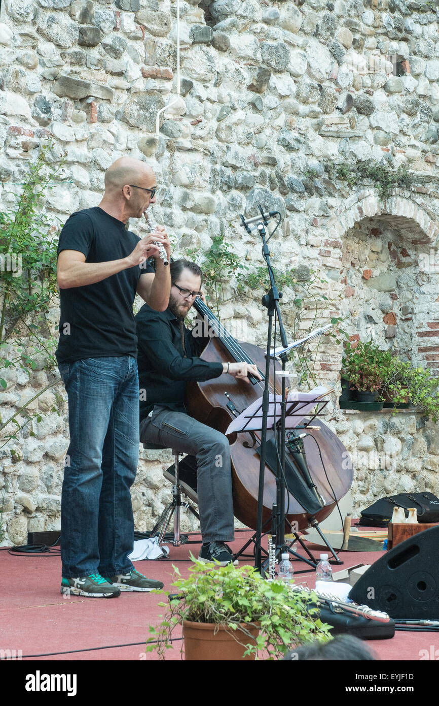 Jazz concert al Udin &Jazz festival 2015 in Udine, Italy Stock Photo