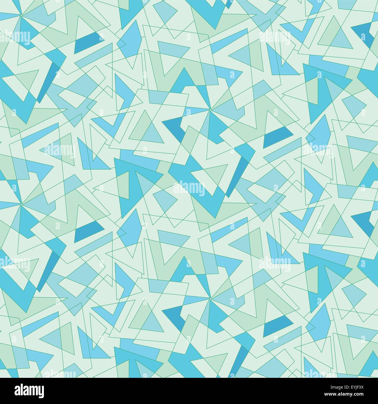 Vector blue mosaic abstraction. Seamless multicolored background Stock Vector