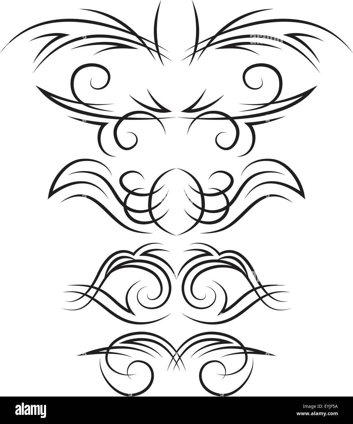 Elegant Set of vector elements for design Stock Vector Image & Art - Alamy