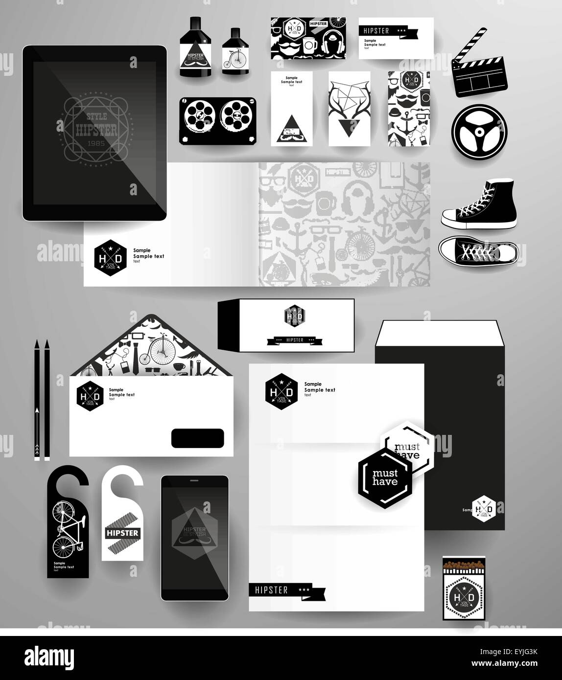 Corporate identity templates Stock Vector Image & Art - Alamy