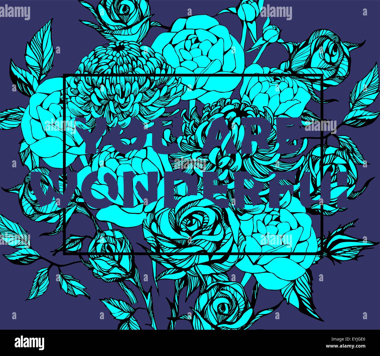 beautiful flower background art Stock Vector Image & Art Alamy