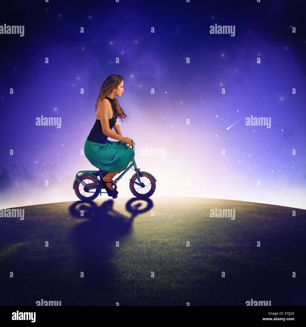 Ride under the stars Stock Photo - Alamy