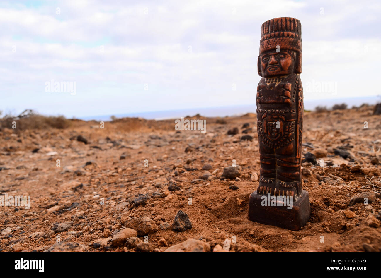 Ancient Maya Statue Stock Photo Alamy