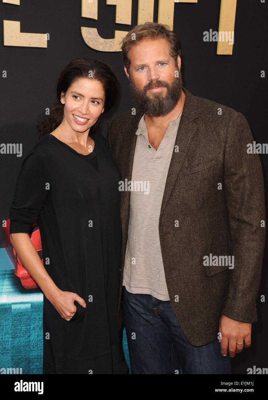 Los Angeles, CA, USA. 30th July, 2015. Mercedes Masöhn, David Denman at arrivals for THE GIFT Premiere, Regal Cinemas L.A. LIVE Stadium 14, Los Angeles, CA July 30, 2015. Credit:  Dee Cercone/Everett Collection/Alamy Live News Stock Photo