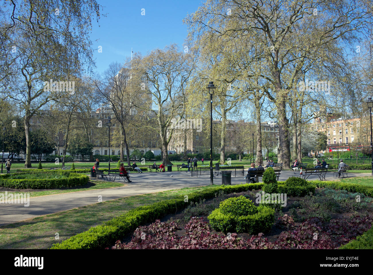 Russell Square Bloomsbury London England Stock Photo Alamy