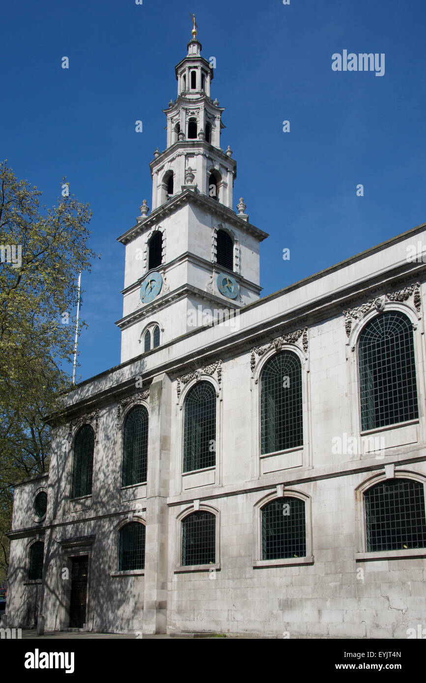 Saint Clement Danes Church Strand London England Stock Photo