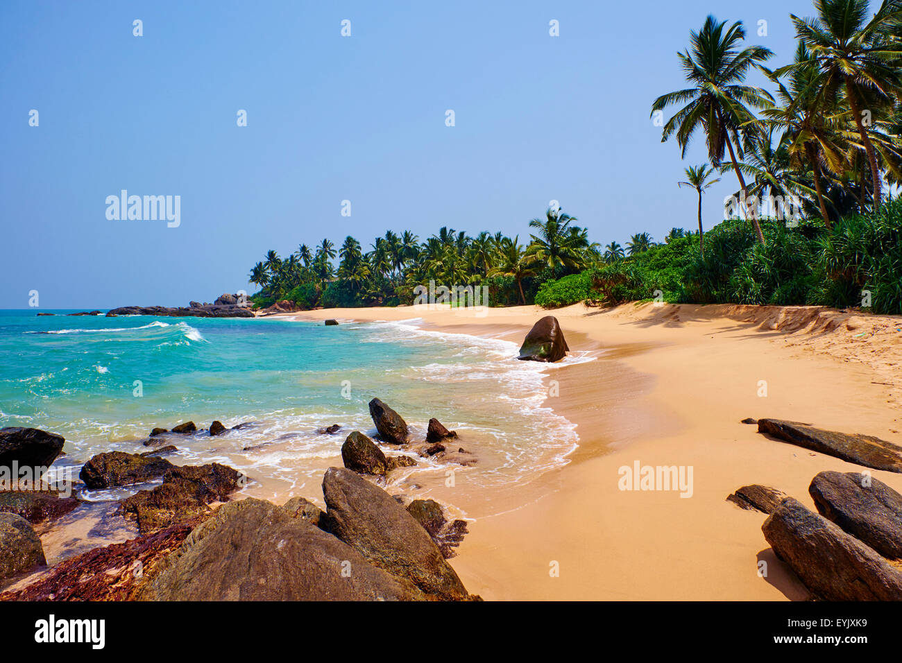 Sri Lanka, South West Coast, Ambalangoda, beach Stock Photo