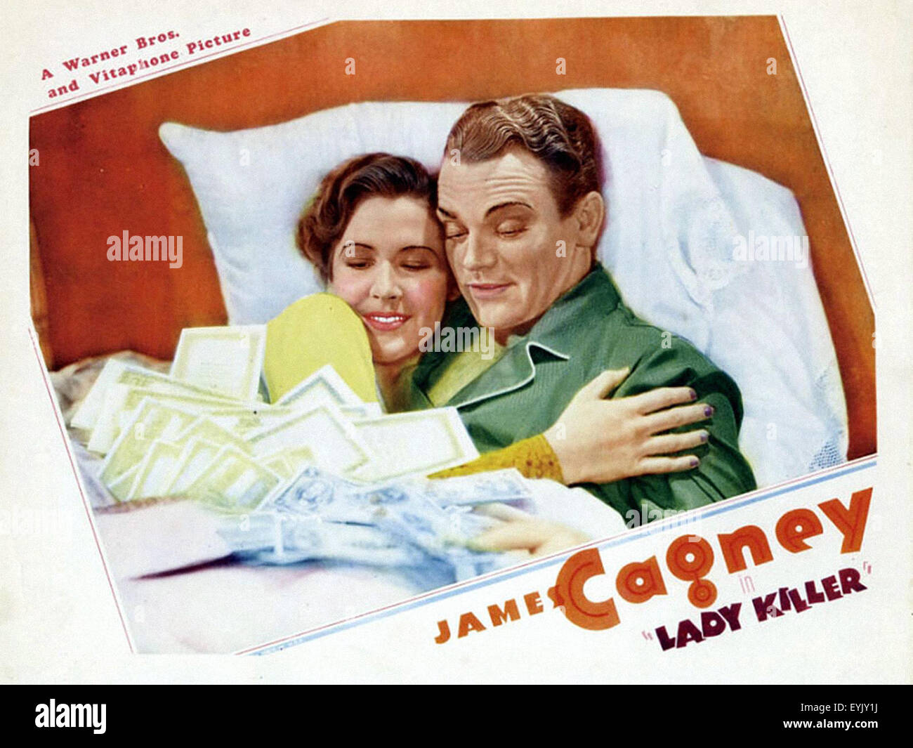 James Cagney movie poster print 1933 Lady Killer 