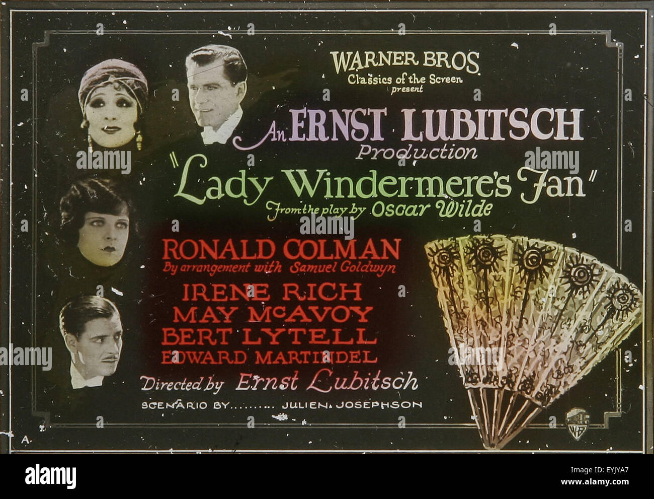 Lady Windermeres Fan Movie Poster Stock Photo Alamy Lady Windermeres Fan Movie Poster Stock Photo Alamy
