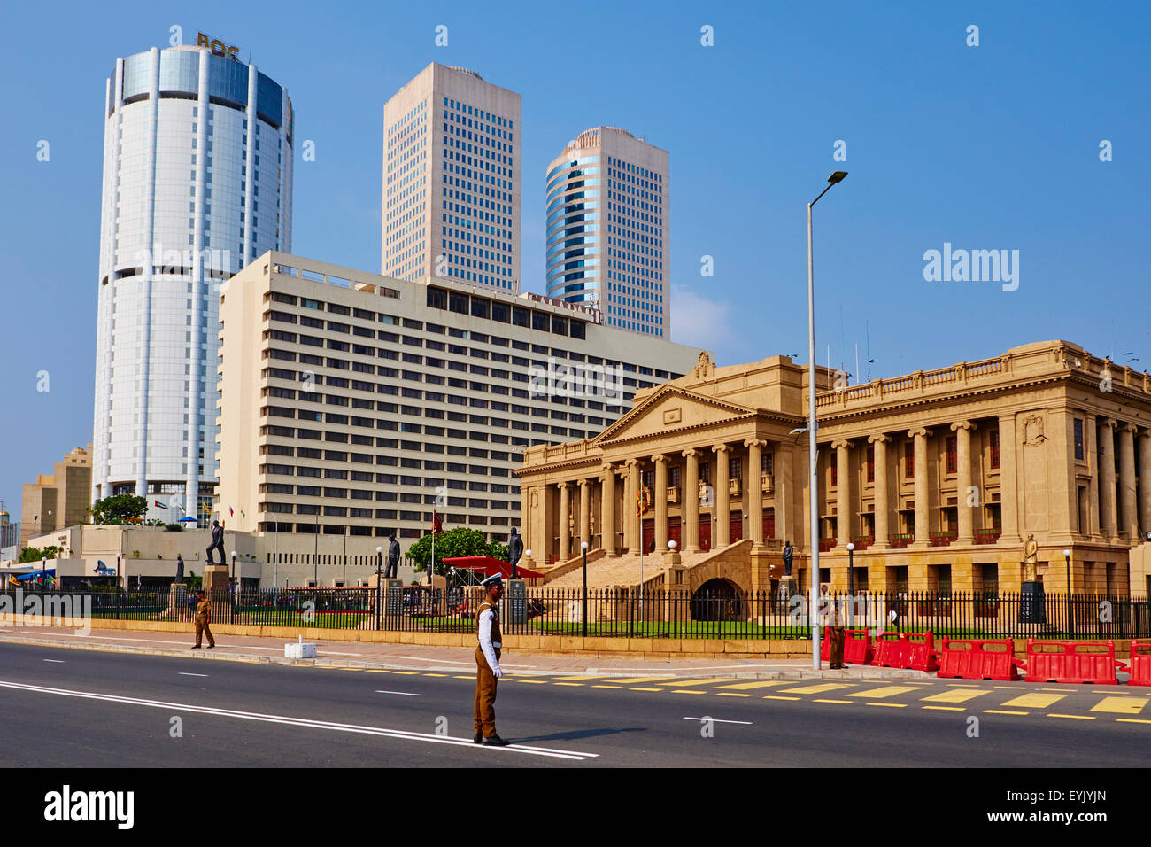 Sri Lanka, Colombo, Old city, Fort, Ancient Parliament Building Stock Photo