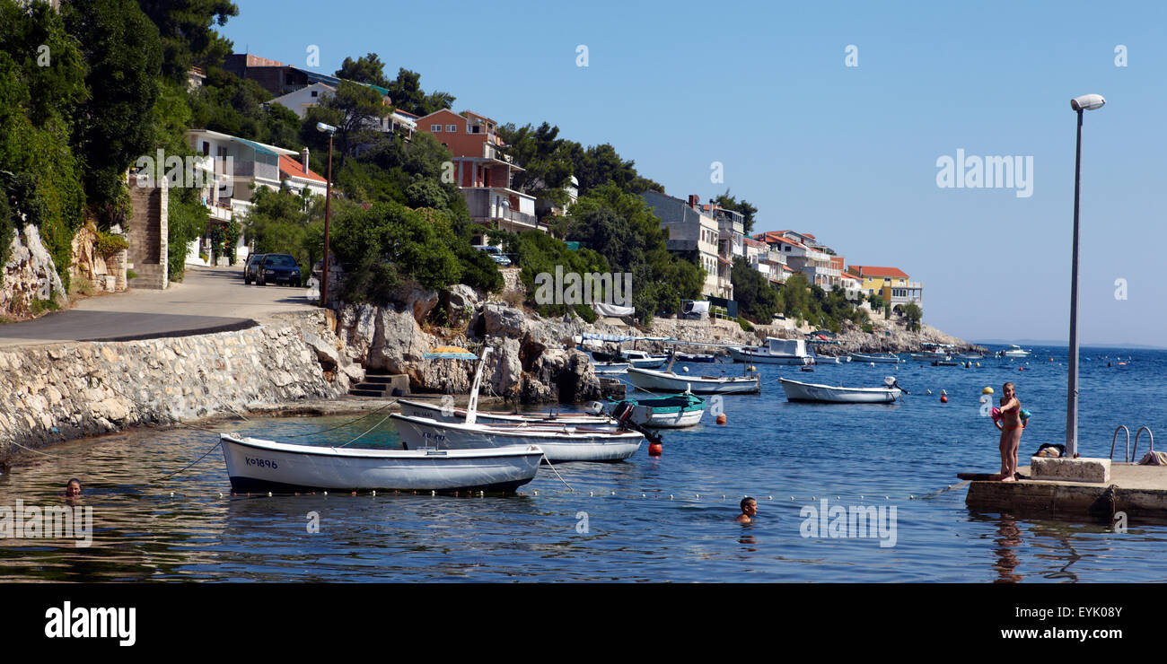 Zavalatica Europa, Croatia, Dalmacia province, Korcula island, Adriatic sea ...