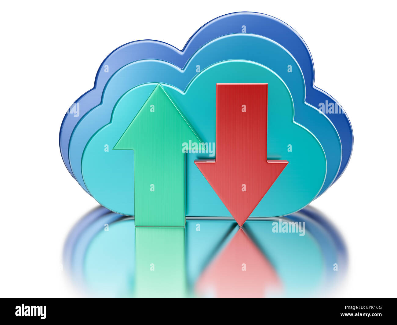 Remote database cloud computing technology storage upload download ...