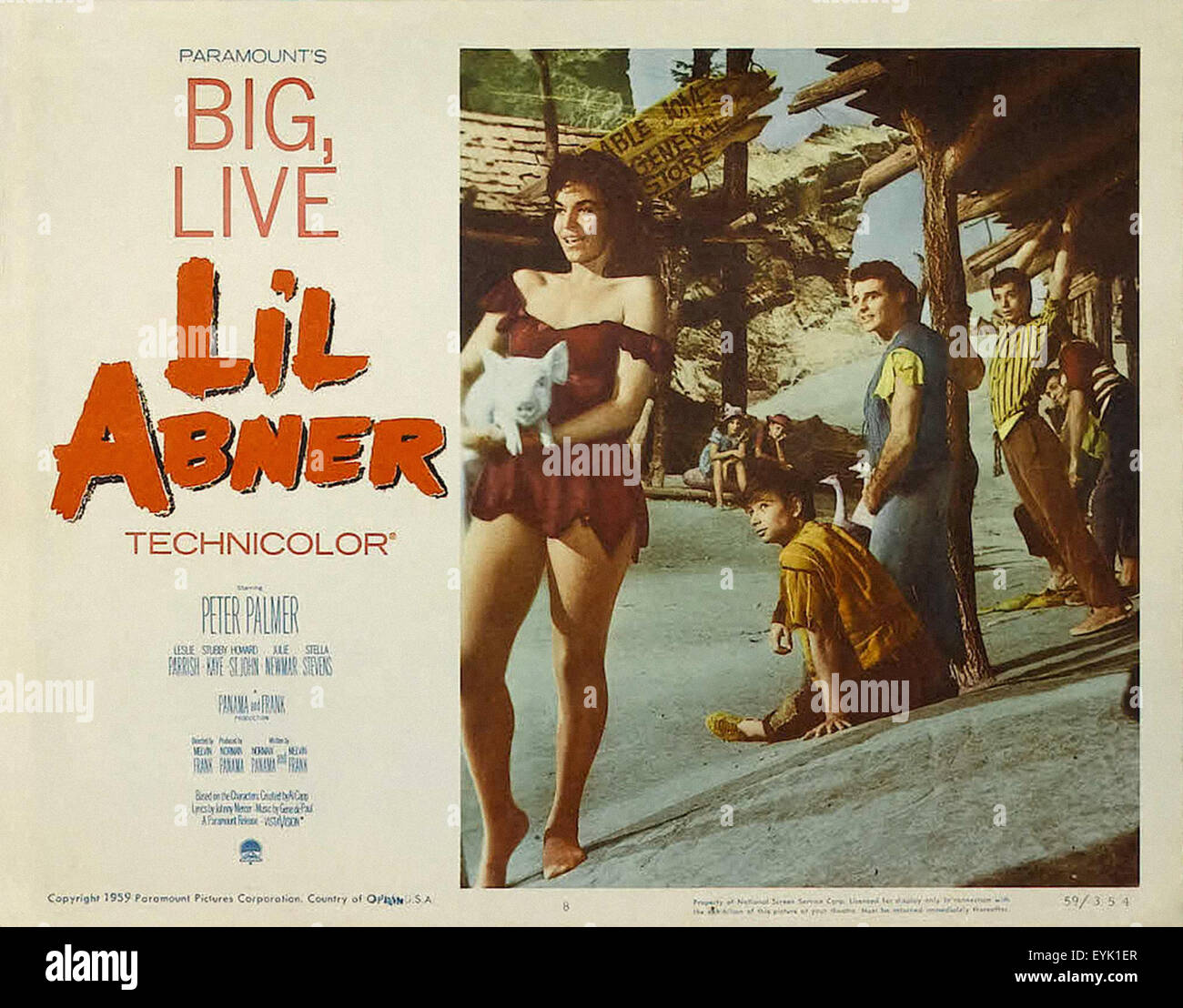 Li'l Abner - 1959 - Movie Poster Stock Photo - Alamy